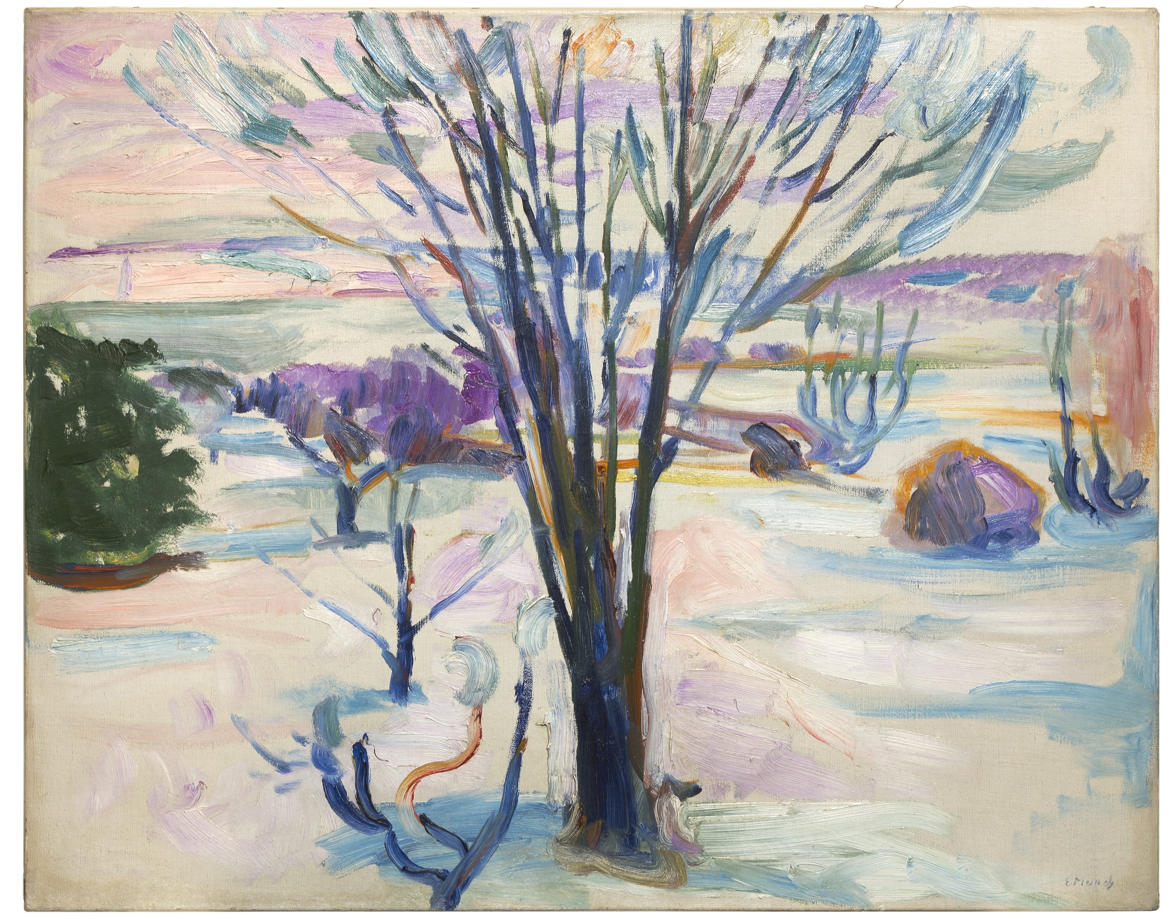 Snow (Schnee) — Edvard Munch — unframed canvas